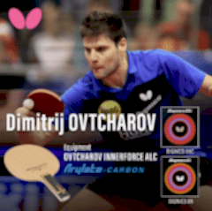 BUTTERFLY Ovtcharov Innerforce ALC + Dignics 09C + 05